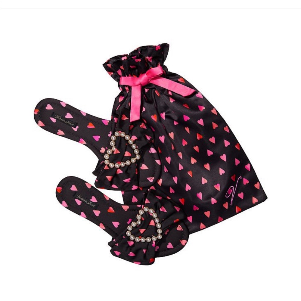 VICTORIA'S SECRET
Embellished Satin Bow heart Slide